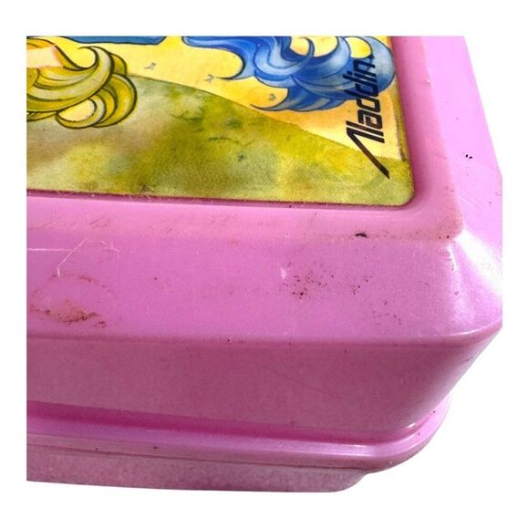 Vintage Aladdin My Little Pony Pink Plastic Lunchbox With Handle Original READ - Picture 15 of 16